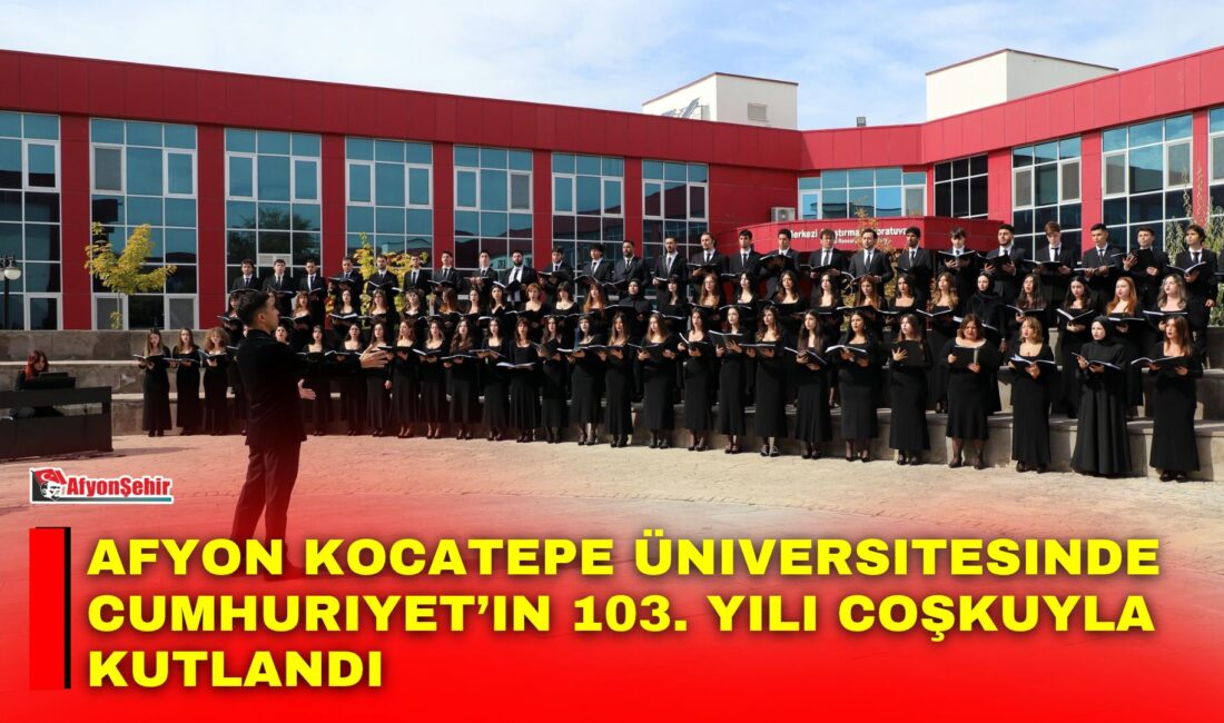 Afyon Kocatepe Üniversitesi (AKÜ) Devlet Konservatuvarı, Cumhuriyetin 103. yıl dönümünü