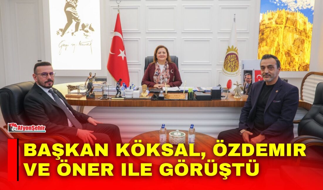 Afyonkarahisar Belediye Başkanı Burcu Köksal, AK Parti Afyonkarahisar Merkez İlçe