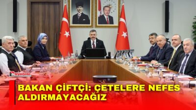 İçişleri Bakanı Mustafa Çiftçi, kaçakçılık, organize suçlar ve mali suçlarla