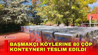 Afyonkarahisar’ın Başmakçı ilçesinde çevre temizliğinin korunması ve daha sağlıklı yaşam