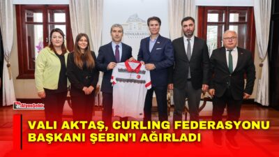 Türkiye Curling Federasyonu Başkanı Prof. Dr. Kenan Şebin ve beraberindeki