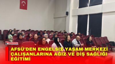 Afyonkarahisar Sağlık Bilimleri Üniversitesi (AFSÜ) Diş Hekimliği Fakültesi tarafından, Aile