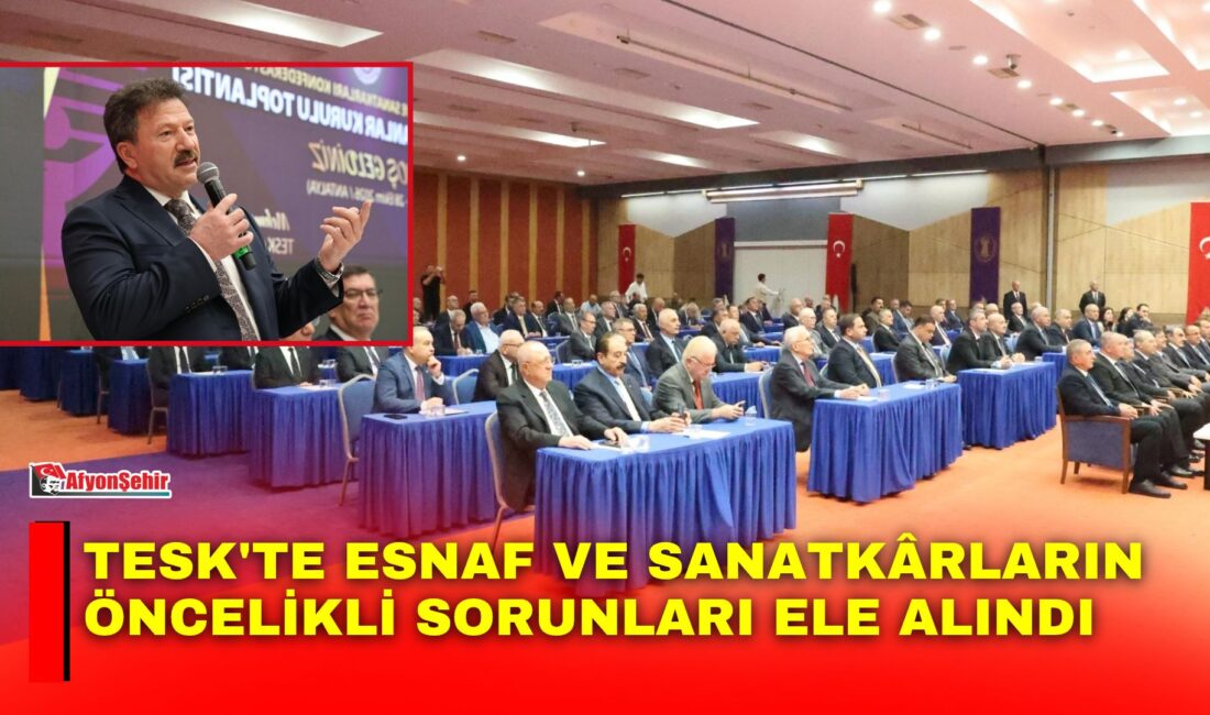 Türkiye Esnaf ve Sanatkârları Konfederasyonu (TESK) Genel Başkanı Mehmet Yiğiner,