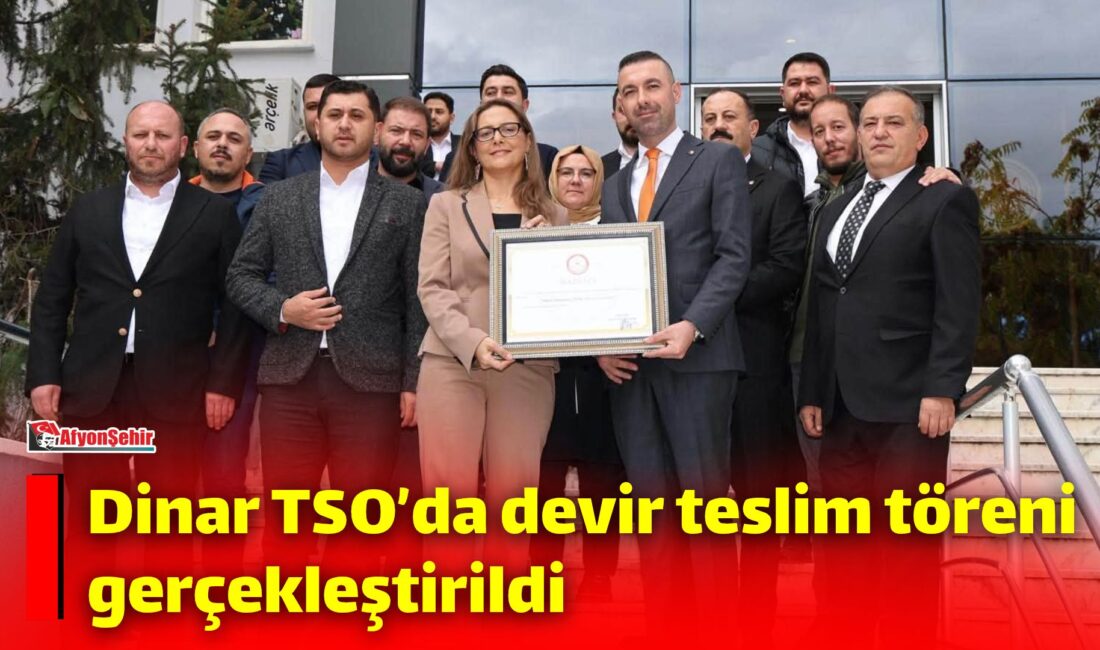 Dinar Ticaret ve Sanayi Odası Yönetim Kurulu Başkanlığına seçilen Mimar