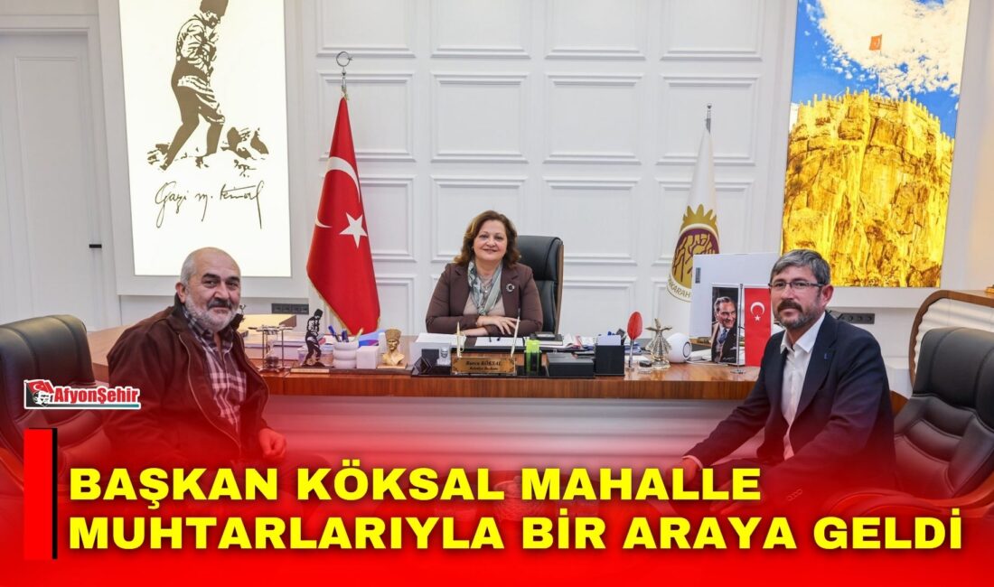 Afyonkarahisar Belediye Başkanı Burcu Köksal, Sadıkbey, Beyazıt, Karşıyaka ve Hasan
