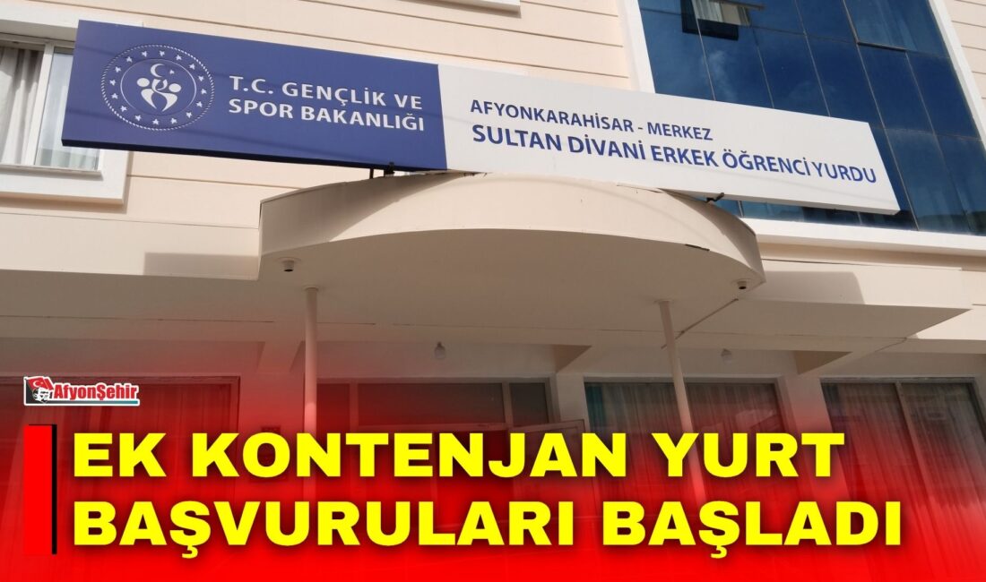 2026-2027 eğitim-öğretim döneminde ek kontenjan kapsamında yurt başvuruları başladı.