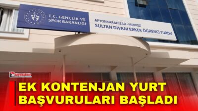 2026-2027 eğitim-öğretim döneminde ek kontenjan kapsamında yurt başvuruları başladı.