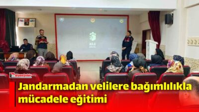 Afyonkarahisar İl Jandarma Komutanlığı tarafından İhsaniye ilçesinde bağımlılıkla mücadele kapsamında