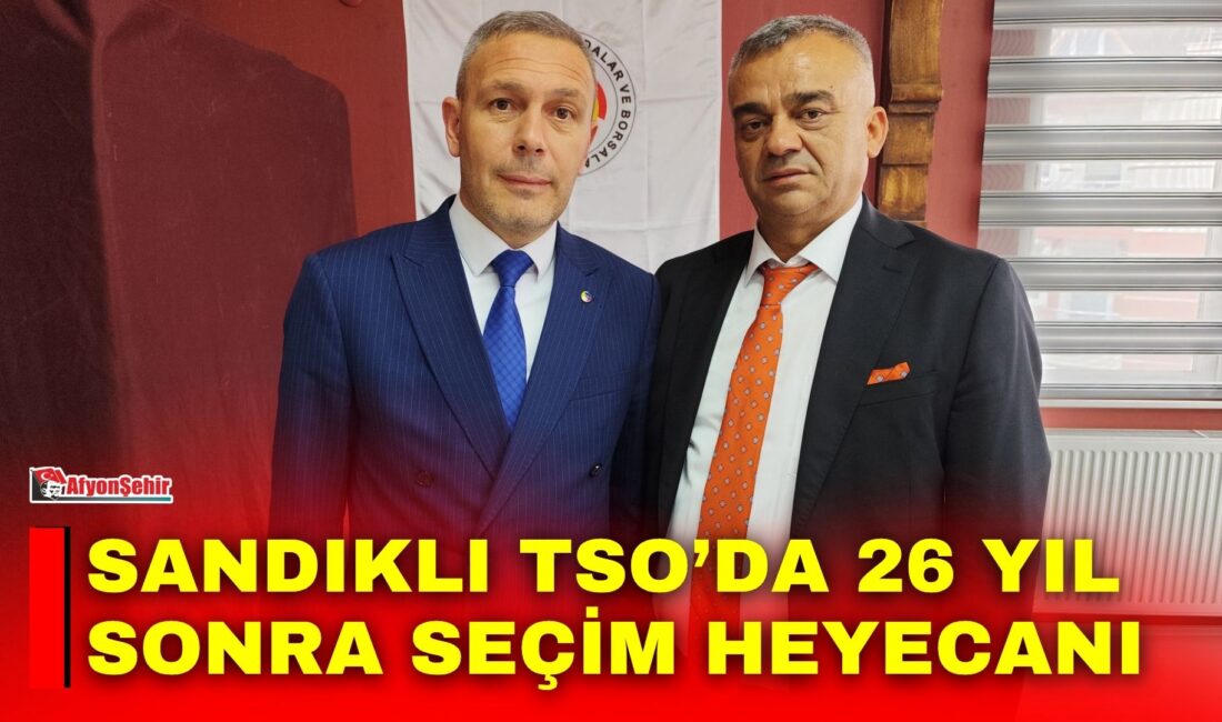 Sandıklı Ticaret ve Sanayi Odası’nda (TSO) seçimleri tamamlanıyor. 7 meslek