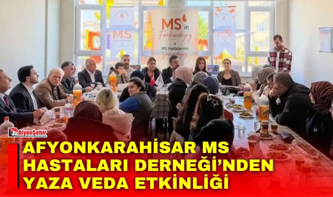 Afyonkarahisar MS Hastaları Derneği tarafından piknik organizasyonu ve yaza veda