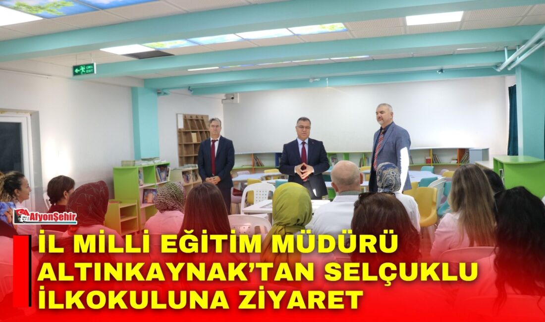 Afyonkarahisar İl Milli Eğitim Müdürü İsmail Altınkaynak, Şube Müdürü Tanser