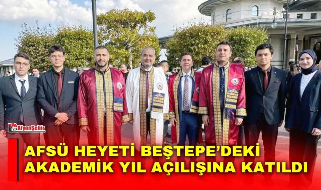 Afyonkarahisar Sağlık Bilimleri Üniversitesi (AFSÜ) heyeti, Cumhurbaşkanı Recep Tayyip Erdoğan’ın