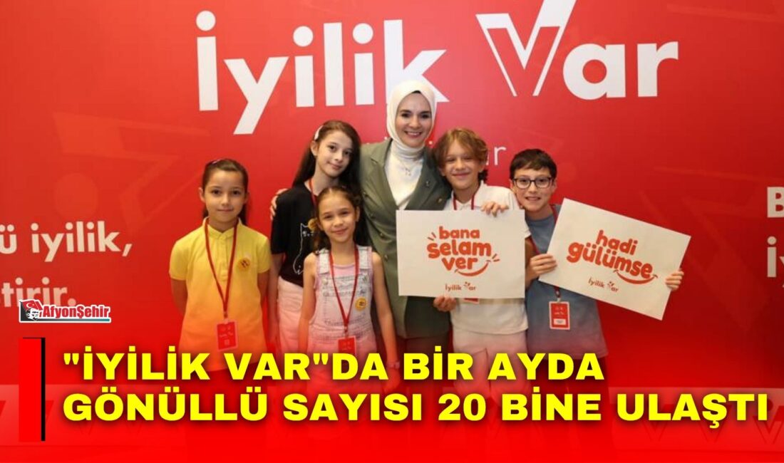 “İyilik Var”da bir ayda gönüllü sayısı 20 bine ulaştı Aile ve Sosyal Hizmetler Bakanlığı tarafından, gönüllülük faaliyetlerine katılımın artırılması