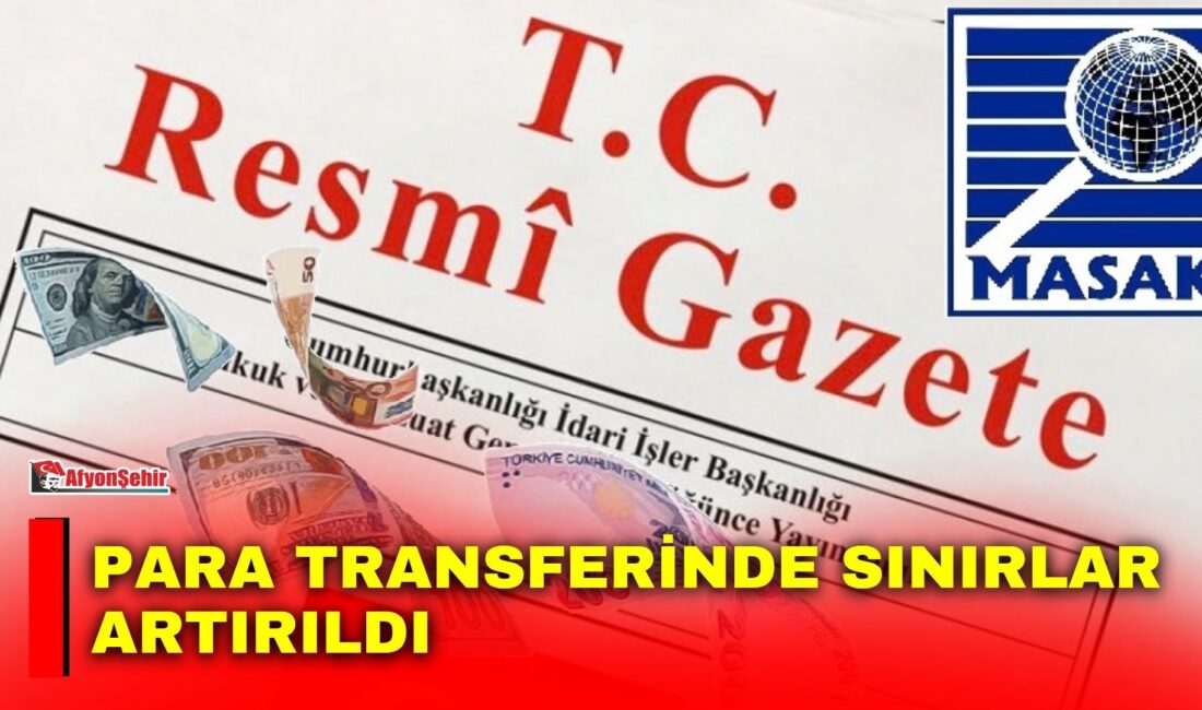 Suç gelirlerinin aklanması ve terörün finansmanının önlenmesine yönelik yönetmelikte değişikliğe