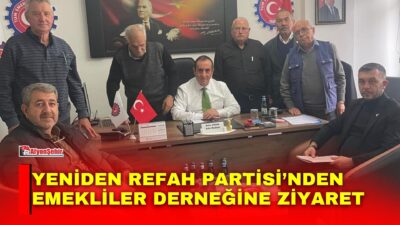 Yeniden Refah Partisi Afyonkarahisar İl Başkanı Fehmi Güray Çakır ve