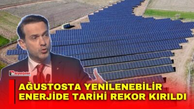 Türkiye’nin ağustos ayındaki elektrik üretiminde güneş ve rüzgârın toplam payı