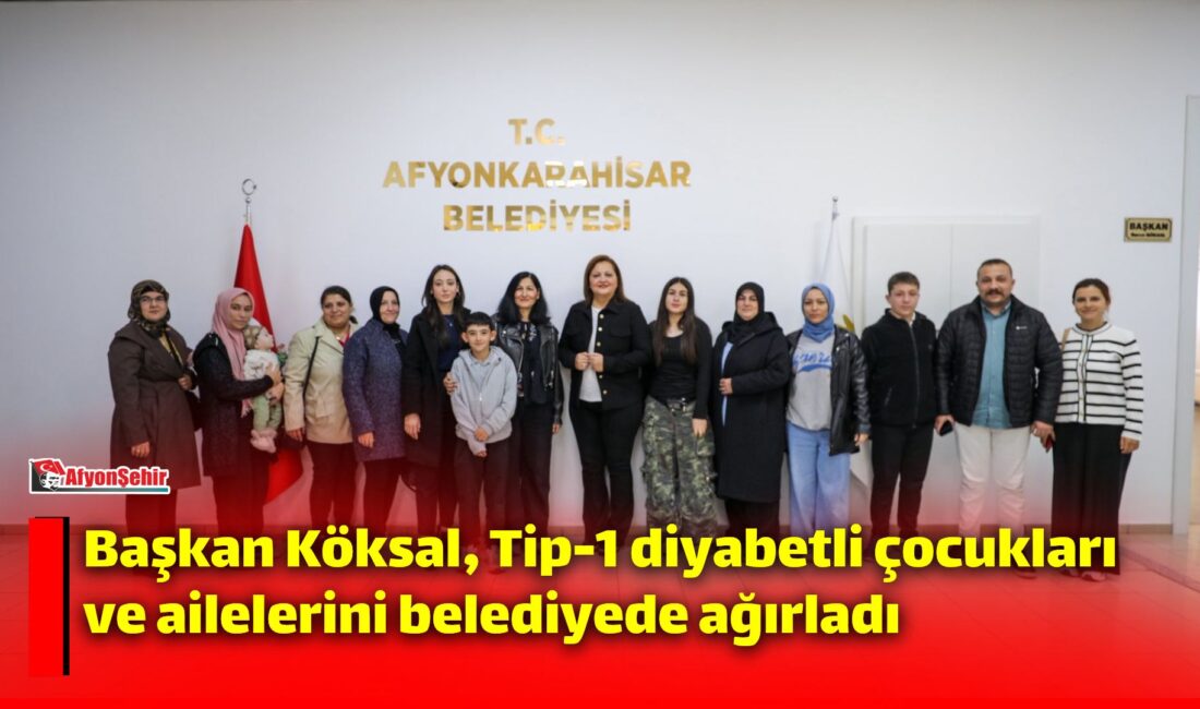 Afyonkarahisar Belediye Başkanı Burcu Köksal, Tip-1 diyabetli çocukları ve aileleriyle