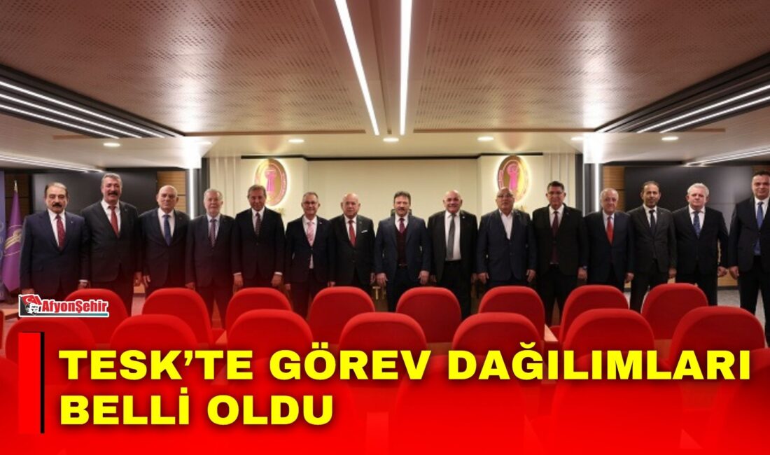 Türkiye Esnaf ve Sanatkârları Konfederasyonu’nun (TESK) yeni dönemindeki ilk Yönetim