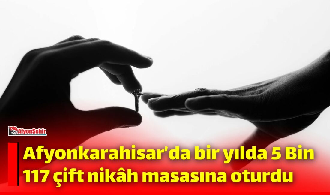 Türkiye’de bir yıl içerisinde en fazla evliliğin gerçekleştiği iller belli