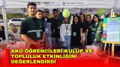 Afyon Kocatepe Üniversitesi’nde düzenlenen kulüp ve toplulukları tanıtım etkinliği, öğrencilerin