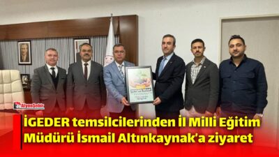 İstanbul Gönüllü Eğitimciler Derneği (İGEDER) İl Temsilcisi Ali Yıldırım ve