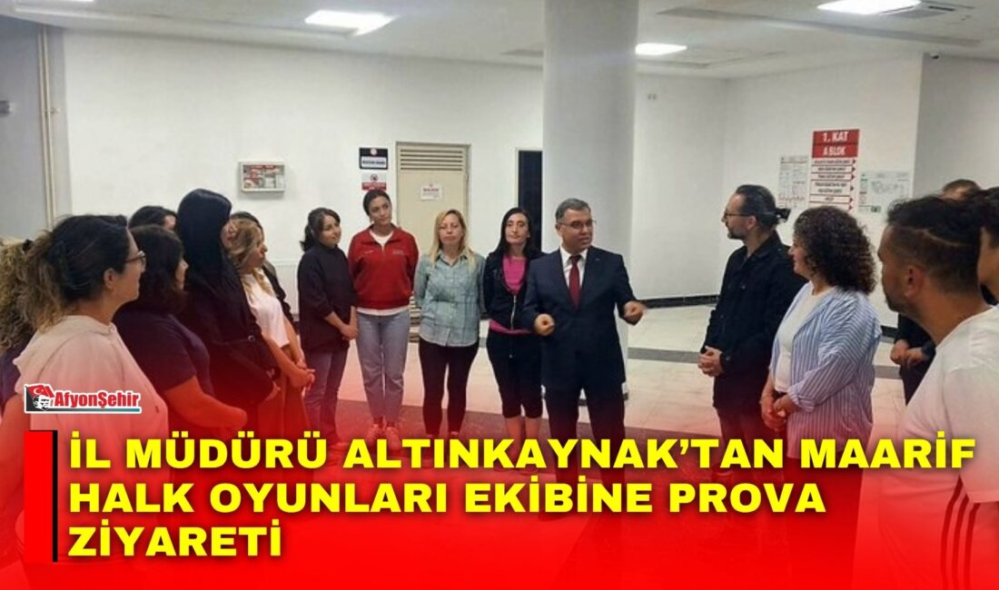 Afyonkarahisar İl Milli Eğitim Müdürü İsmail Altınkaynak, Müdür Yardımcısı İbrahim
