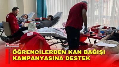GSB Afyonkarahisar Yurtları bünyesinde faaliyet gösteren Şuhut Yurdunda kan bağışı