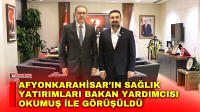 AK Parti Afyonkarahisar İl Başkanı Dr. Özgür Kavak, Sağlık Bakan