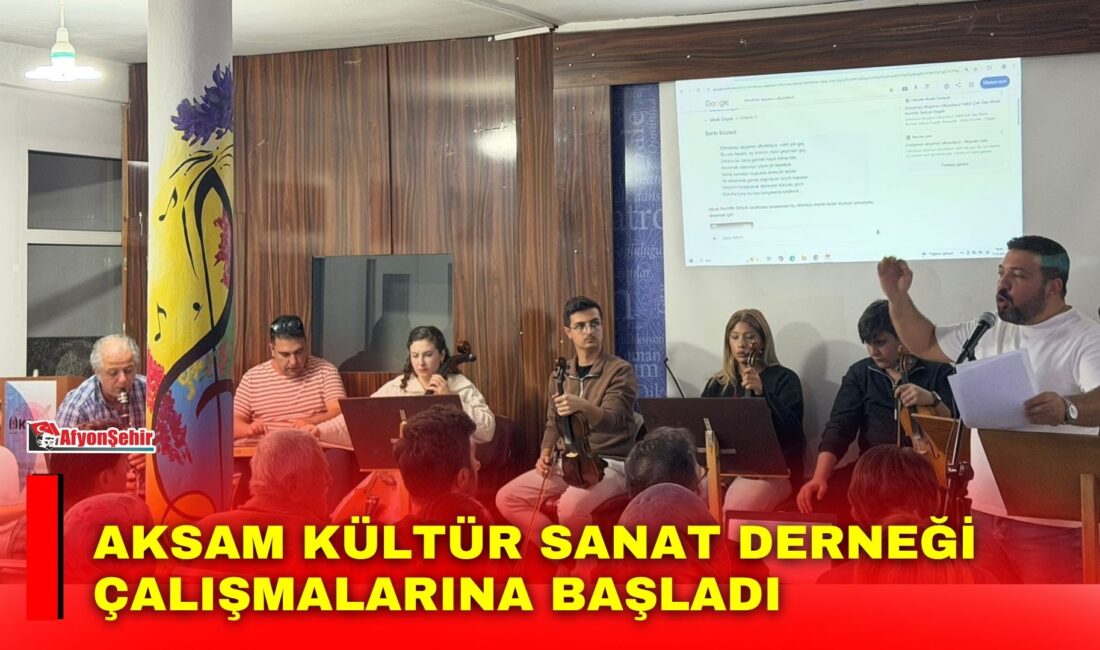 Afyonkarahisar’da kültür ve sanat alanında faaliyet gösteren AKSAM Kültür Sanat