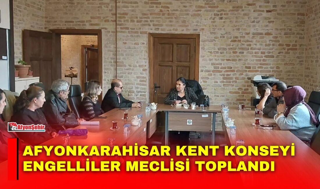 Afyonkarahisar Kent Konseyi Engelliler Meclisi, engelli bireylerin yaşam kalitesini artırmak,
