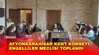 Afyonkarahisar Kent Konseyi Engelliler Meclisi, engelli bireylerin yaşam kalitesini artırmak,