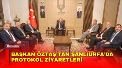 Sandıklı Belediye Başkanı Adnan Öztaş, Şanlıurfa programı kapsamında Şanlıurfa Valisi