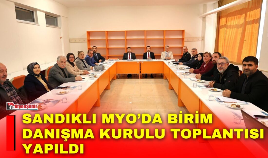 Afyon Kocatepe Üniversitesi (AKÜ) Sandıklı Meslek Yüksekokulu tarafından düzenlenen Birim