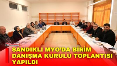 Afyon Kocatepe Üniversitesi (AKÜ) Sandıklı Meslek Yüksekokulu tarafından düzenlenen Birim