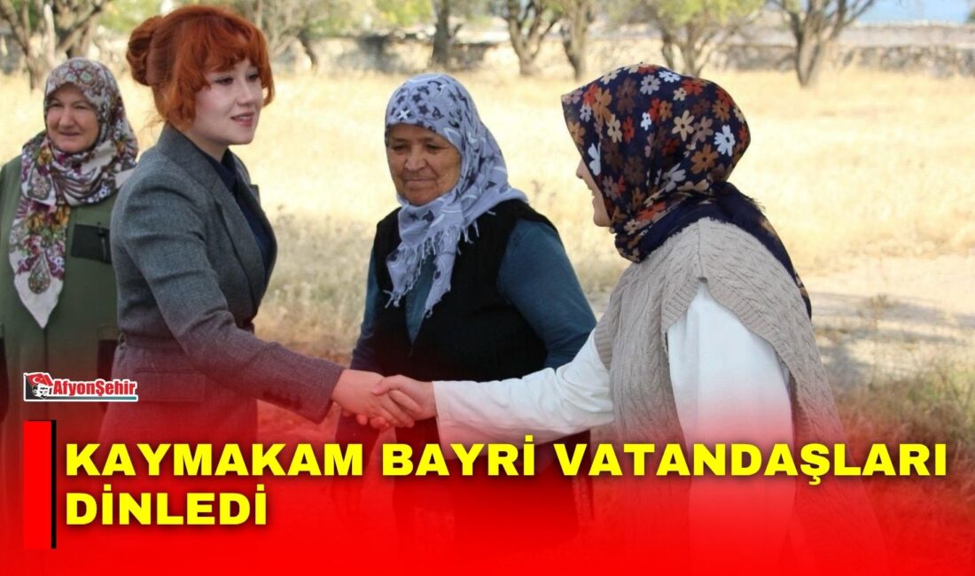 Başmakçı Kaymakamı Merve Bayri başkanlığında, daire amirlerinden oluşan heyet tarafından