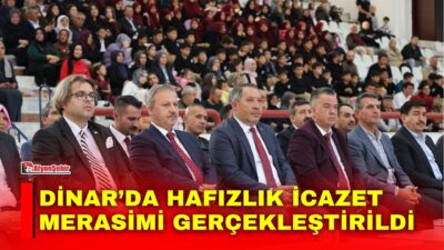 Dinar Kaymakamlığı, İlçe Müftülüğü ve İlçe Milli Eğitim Müdürlüğü iş