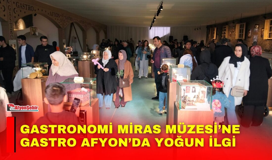 UNESCO Gastronomi Şehri Afyonkarahisar, bu yıl 8’incisi düzenlenen Uluslararası Gastro