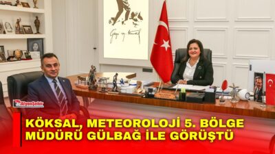Afyonkarahisar Belediye Başkanı Burcu Köksal, Meteoroloji 5. Bölge Müdürü Ümit