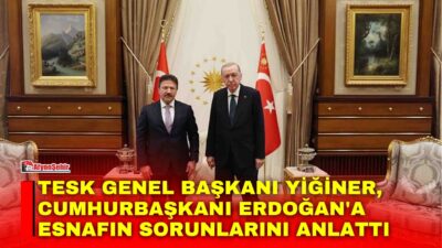 Türkiye Esnaf ve Sanatkârları Konfederasyonu (TESK) Genel Başkanı Mehmet Yiğiner,