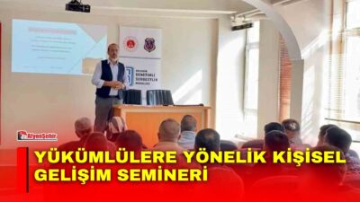 Afyonkarahisar’ın Bolvadin ilçesinde Denetimli Serbestlik Müdürlüğü tarafından yükümlülerin kişisel ve