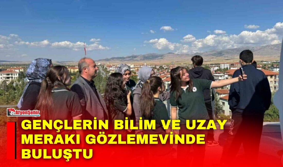 Afyonkarahisar’ın Bolvadin ilçesinde Ayfer Ceylan Emet Fen Lisesi öğrencileri, Özdemir