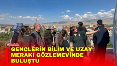 Afyonkarahisar’ın Bolvadin ilçesinde Ayfer Ceylan Emet Fen Lisesi öğrencileri, Özdemir