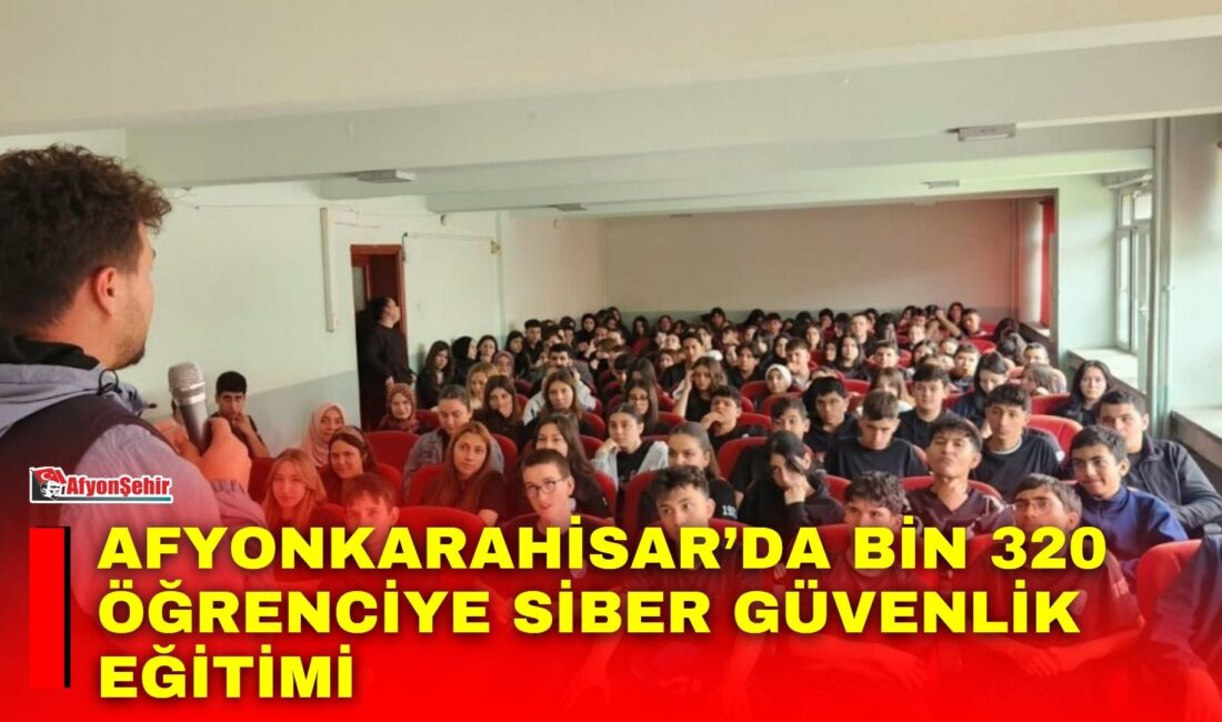 Afyonkarahisar İl Emniyet Müdürlüğü Siber Suçlarla Mücadele Şube Müdürlüğü ekipleri