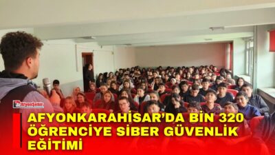 Afyonkarahisar İl Emniyet Müdürlüğü Siber Suçlarla Mücadele Şube Müdürlüğü ekipleri