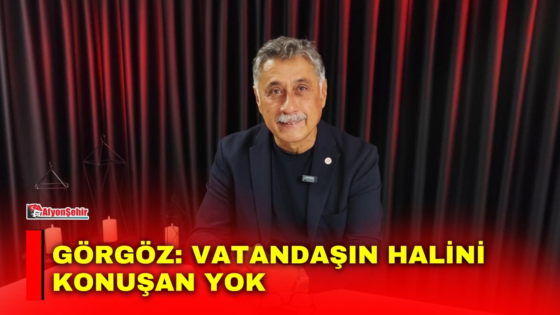 Afyonşehir’de Kemal Baykara’nın sunduğu Gündem Raporu programına konuk olan YENİ