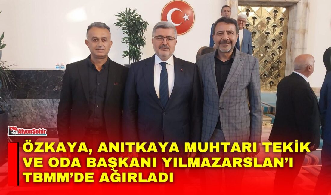AK Parti Afyonkarahisar Milletvekili Ali Özkaya, Anıtkaya Muhtarı Mehmet Ali