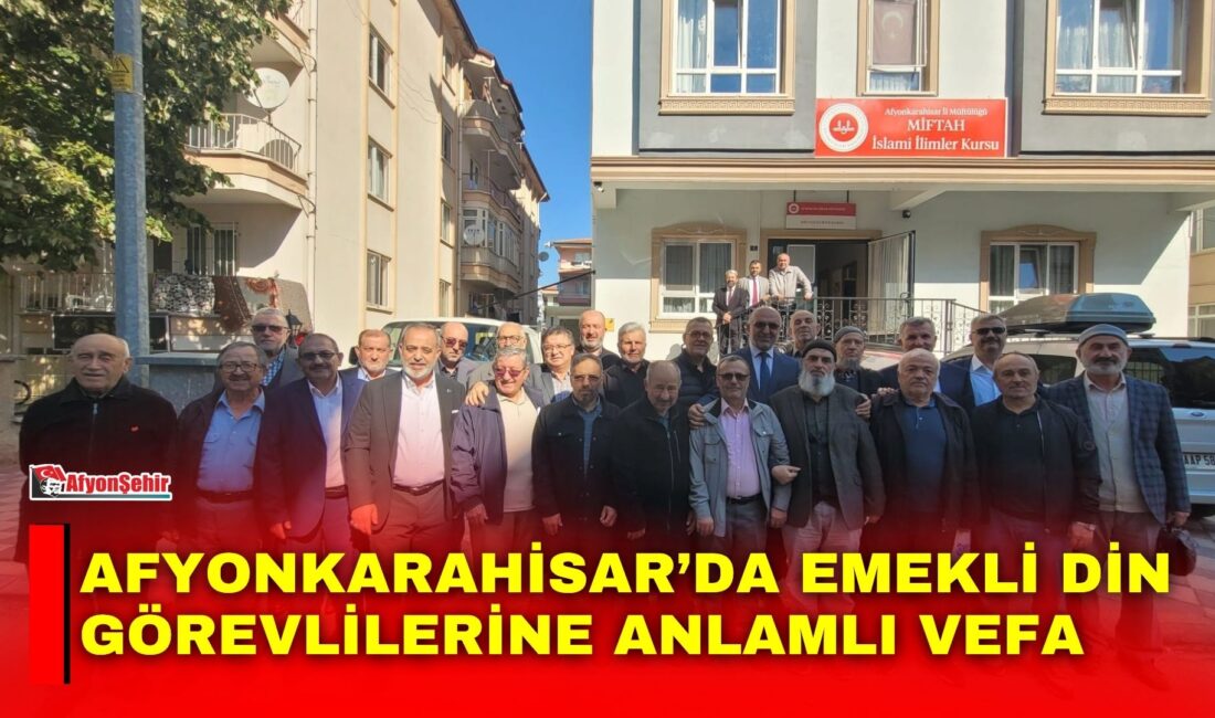 1-7 Ekim Camiler ve Din Görevlileri Haftası dolayısıyla Afyonkarahisar’da din