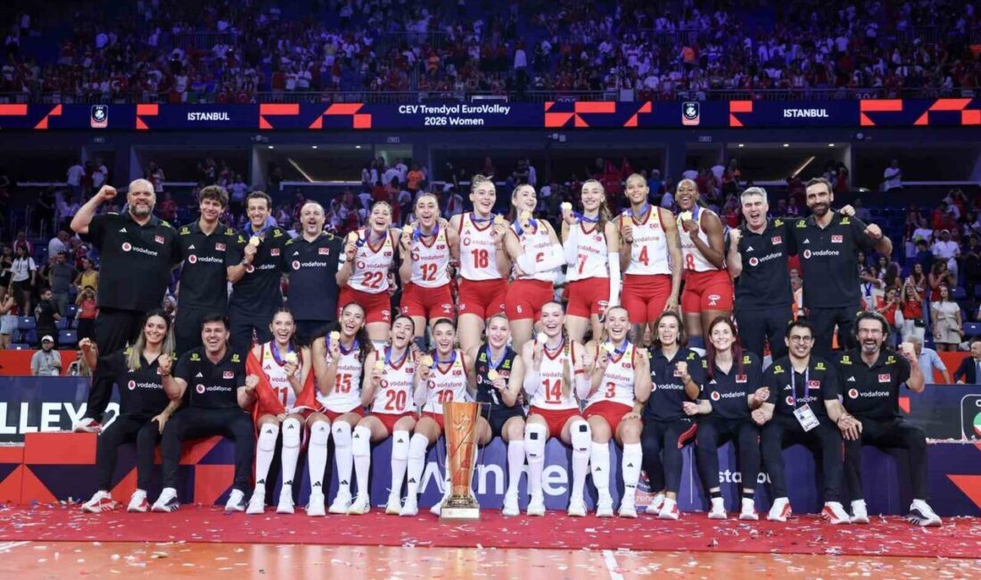 Son Avrupa ve VNL Şampiyonu A Milli Kadın Voleybol Takımı,