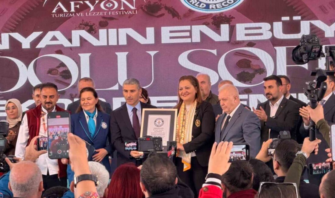 Afyonkarahisar’da gerçekleştirilen VIII. Uluslararası GastroAfyon Turizm ve Lezzet Festivali’nde bine