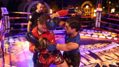Manisa’nın Alaşehir ilçesinde düzenlenen Geleneksel Muaythai Gecesi, 11 ilden 18